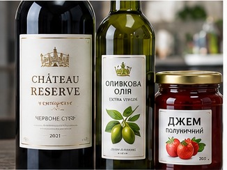 Етикетки для продукції